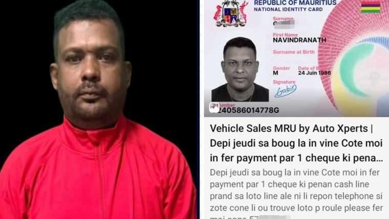 Escroqueries liées à la vente de véhicules : Appanah Appadoo arrêté par la DCIU du Nord