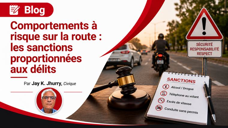 [Blog] Comportements à risque sur la route : les sanctions proportionnées aux délits