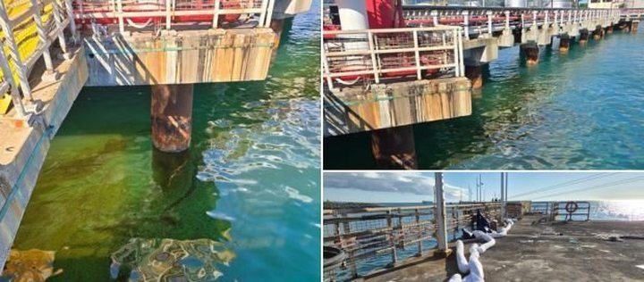 At the Port Louis oil terminal: 200-liter heavy oil leak, emergency response plan activated