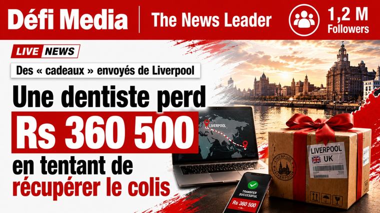 Des « cadeaux » envoyés de Liverpool : une dentiste perd Rs 360 500 en tentant de récupérer le colis