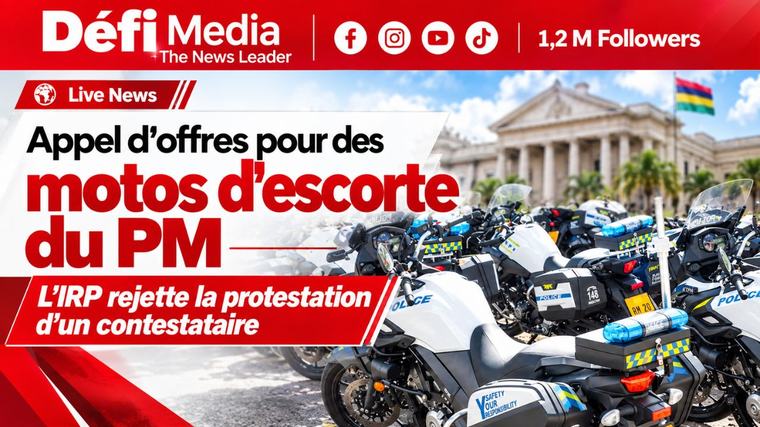 Appel d’offres pour des motos d’escorte du PM : L’IRP rejette la protestation d’un contestataire